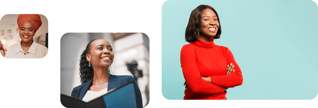 Scale up success collage